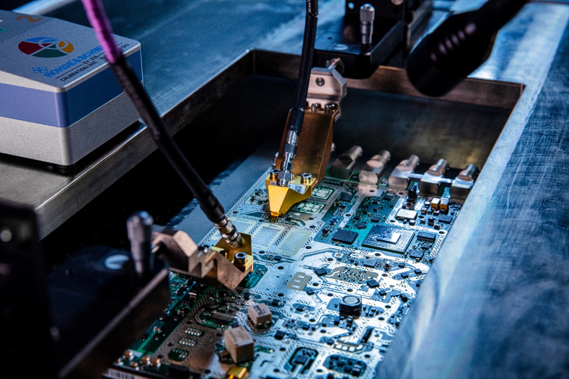 Měření na PCB s RF sondami